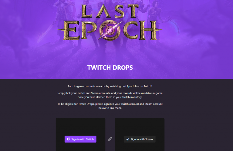 Twitch Drops Last Epoch : Comment récupérer gratuitement toutes les récompenses ? 