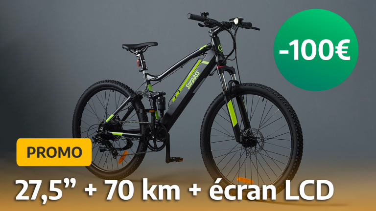 -100€ sur le VTT électrique Surpass, le vélo tout suspendu bénéficie d'une belle réduction