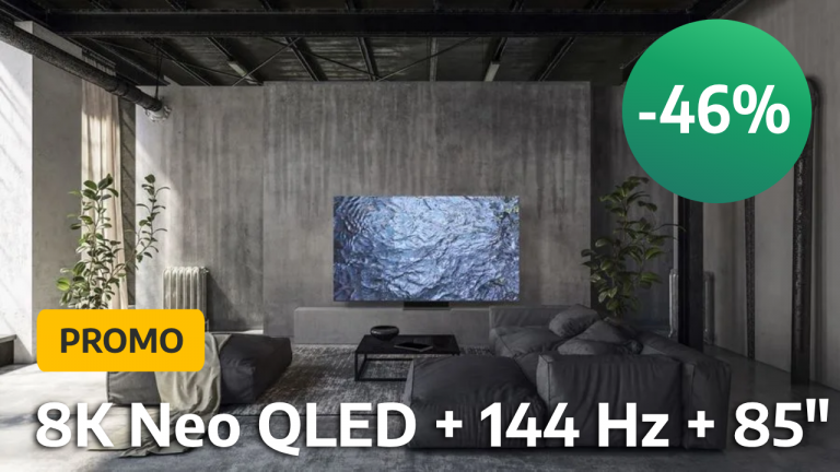 Cette TV 8K Neo QLED est aussi gigantesque que sa promo de - 4490€ !