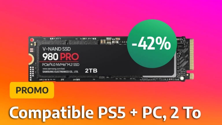 Promo : le SSD NVMe 980 Pro de Samsung est à -42%, et il est compatible avec la PS5 de Sony !