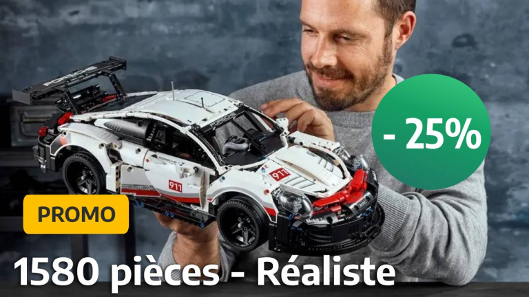 Ce LEGO Technic donne vie à une Porsche 911 RSR et ce à prix réduit 