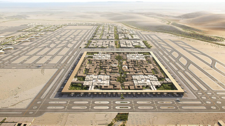 Le plus grand aéroport du monde est déjà en construction. Ce sera une aérotropole entière avec six pistes d'atterrissage