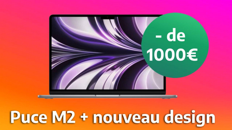 Grâce au nouveau MacBook Air M3, la version M2 baisse son prix, et tombe déjà en-dessous des 1000€ !