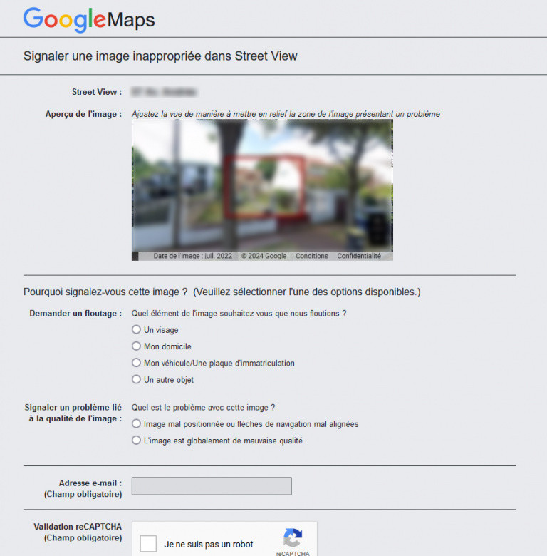 Votre maison apparaît sur Google Maps ? Voici comment vous pouvez la faire disparaître !