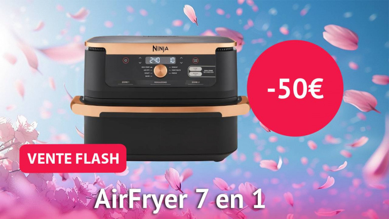 Air Fryer : ce modèle haut de gamme de Ninja est moins cher pendant les ventes flash Amazon. Le Foodi FlexDrawer est 65% plus rapide qu’un four traditionnel 