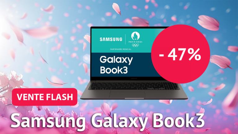 Enorme promotion sur le Samsung Galaxy Book3. Ce PC portable de 15 pouces concurrent du MacBook Air est à un prix jamais vu pendant les ventes flash Amazon 