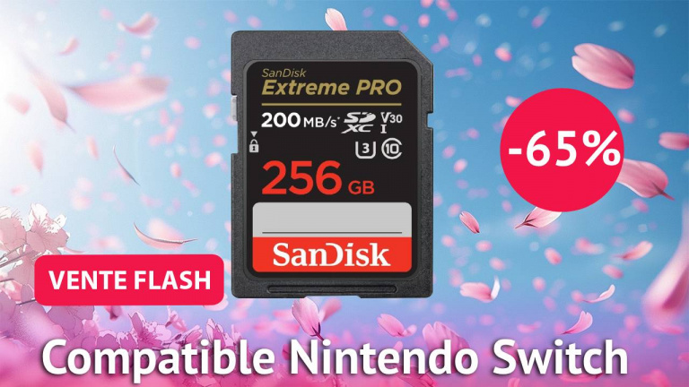 Cette carte SD compatible Nintendo Switch baisse de prix pendant les ventes flash Amazon