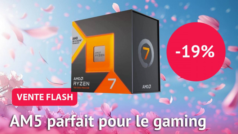 Vente Flash : Amazon met l'AMD Ryzen 7 7800X3D en promo. La star du monde des processeurs a sa place dans votre PC gamer