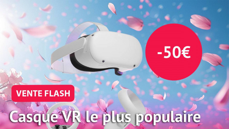 Le casque VR le plus populaire sur PC : le Meta Quest 2 casse son prix pendant les ventes flash !