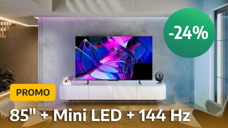 Cette magnifique TV 4K QLED Mini LED de 85 pouces parfaite pour votre PS5 est en promo à -24% !