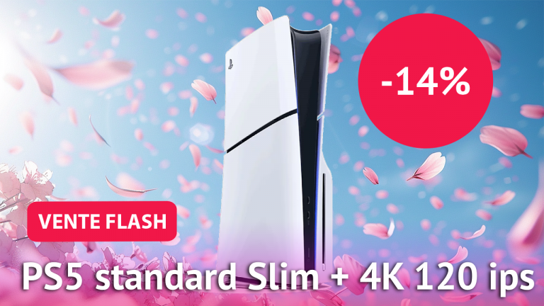 La PS5 Slim standard est à un bon prix pendant les ventes flash d'Amazon
