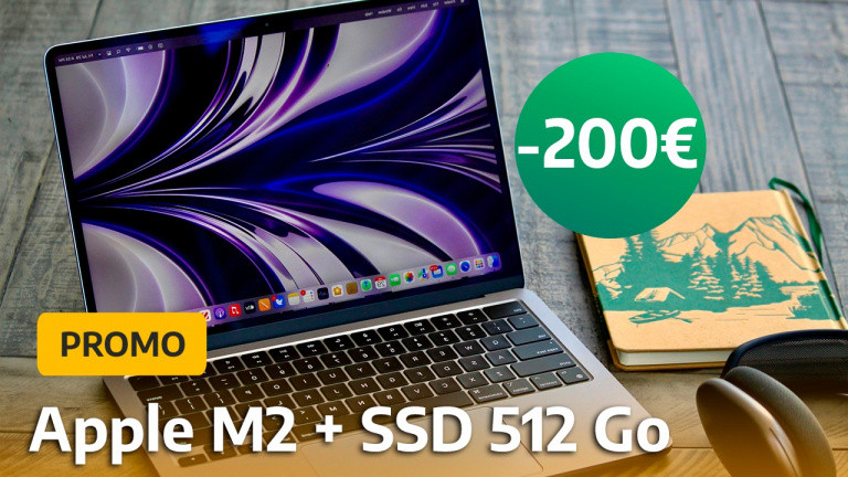 Promo considérable sur le MacBook Air M2 ! Un prix beaucoup plus intéressant qu'en Apple Store, même dans le sublime coloris Minuit