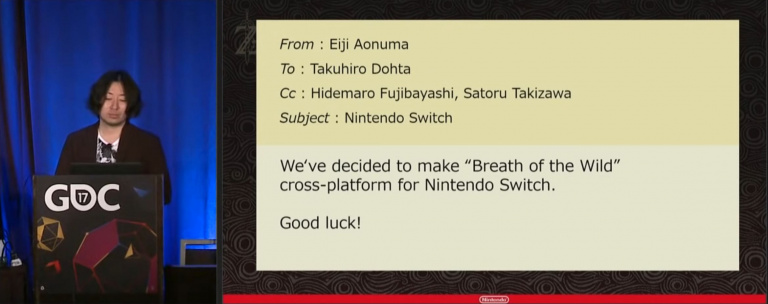 "Bonne chance !", Zelda Breath of the Wild sur Nintendo Switch était un pari loin d'être gagné ...