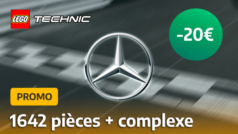 Ce nouveau LEGO Technic complexe se retrouve déjà en baisse de prix ! Les fans de Mercedes vont l'adorer...