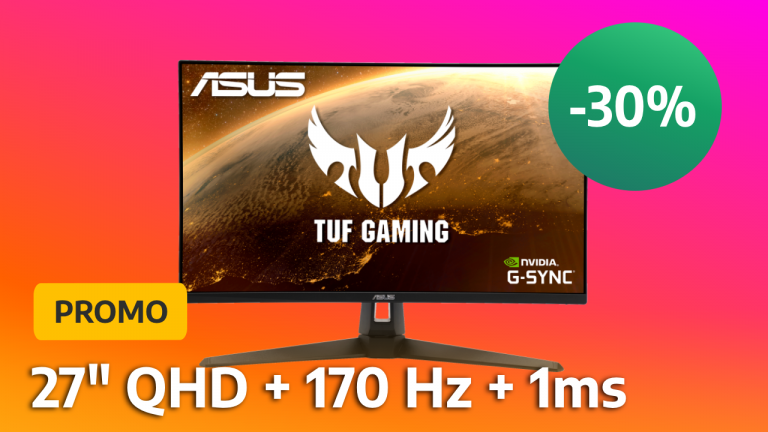 Cet écran PC gamer au bon rapport qualité prix est encore moins cher grâce à une remise de -30% !
