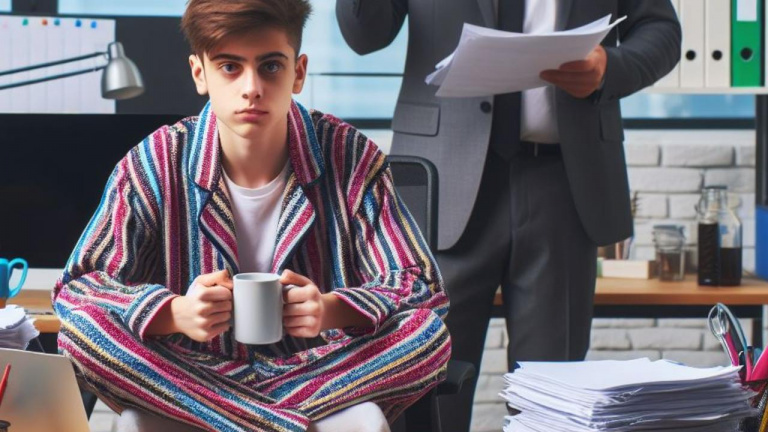 Aller au travail en pyjama : les managers choqués par cette nouvelle habitude des jeunes de la génération Z