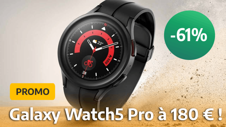 La Samsung Galaxy Watch5 Pro est à seulement 180 € grâce à plusieurs promotions et c'est absolument fou !