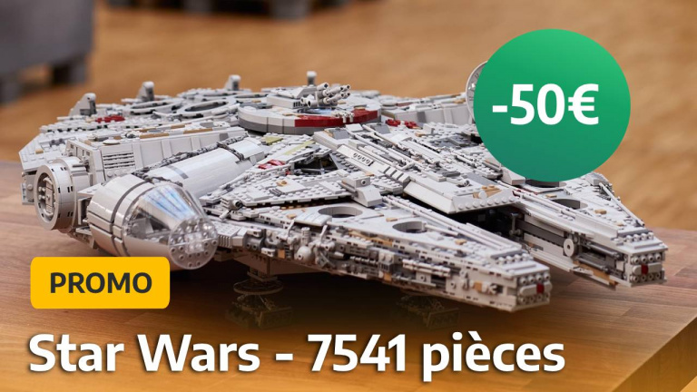 Pourquoi se ruiner sur le site officiel de LEGO alors que ce gros vaisseau Star Wars est à -50€ sur Amazon ? En plus, il est classé top 1 dans notre guide d’achat !