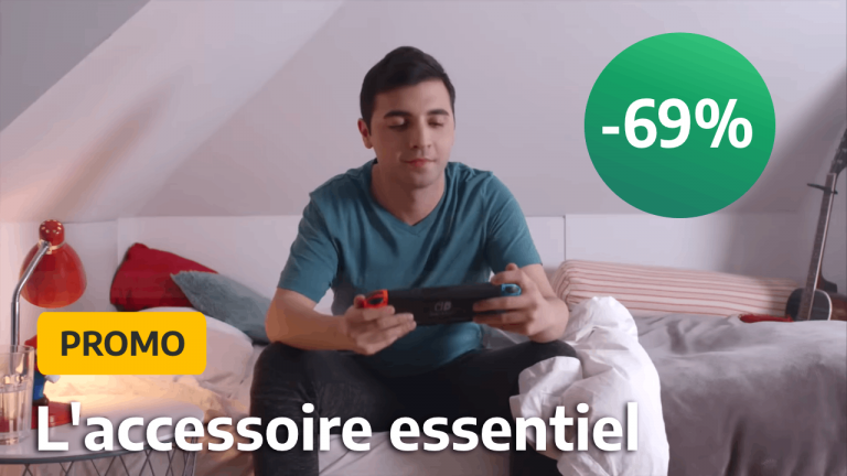 Cet accessoire officiel est essentiel pour votre Nintendo Switch et il est en promotion à -69 % !