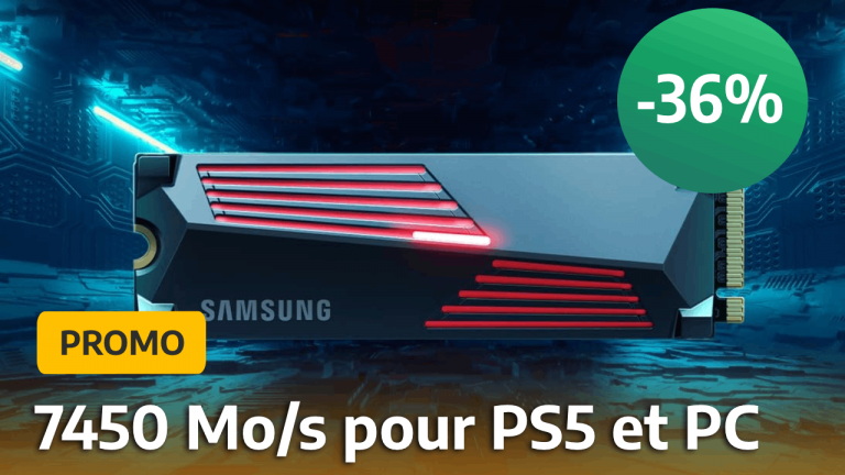 Samsung 990 Pro : Le SSD NVMe ultime pour votre PS5 et votre PC gamer est en promotion à -36% avec son dissipateur inclus !