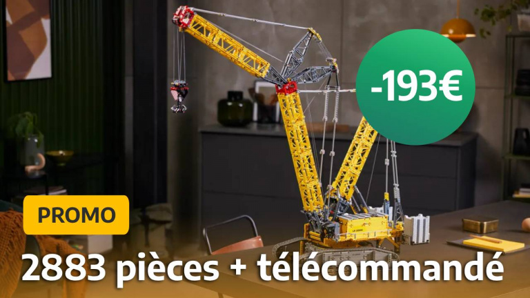 À -193€, les passionnés de la collection LEGO Technic ne pouvaient pas rêver mieux comme promotion pour cette construction télécommandée