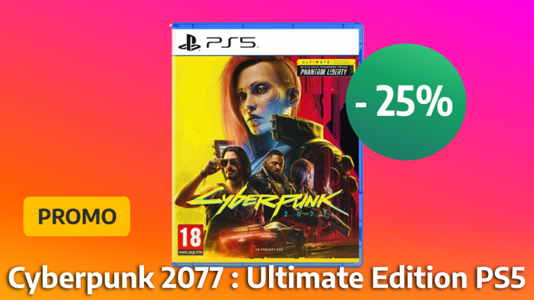 Cyberpunk sur PS5 est à -25% sur Amazon, et c'est son prix le plus bas jamais observé sur le site ! 