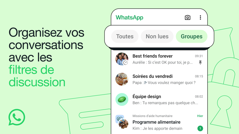 WhatsApp : un système de filtres très malin va vous aider à vous y retrouver dans vos nombreuses conversations. Voici à quoi il ressemble et comment en profiter