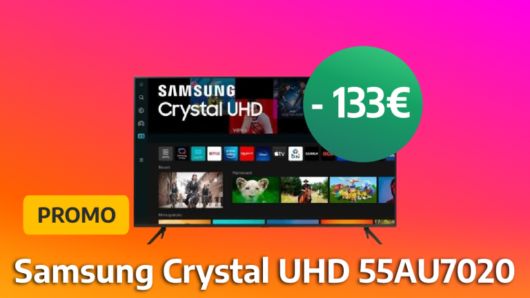 Cette TV Samsung de 55 pouces 4K ne vaut plus que 389€ en cumulant plusieurs offres !