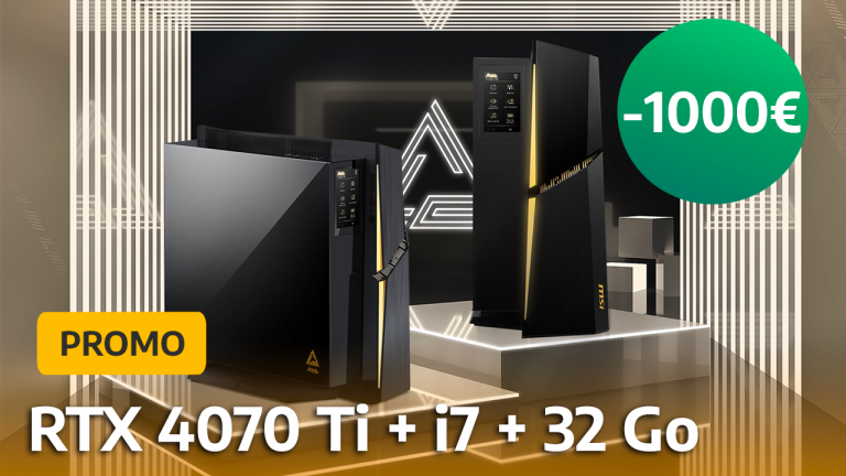 -1000€ pour ce PC fixe gamer MSI avec la RTX 4070 Ti de NVIDIA