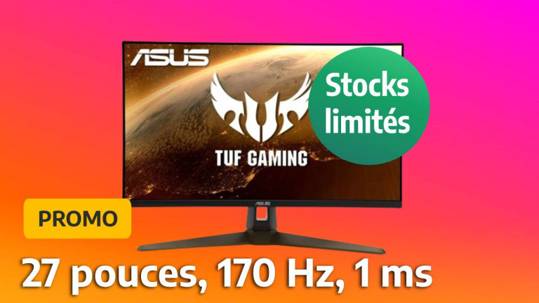 Offre gaming : l’écran PC Asus TUF est disponible à prix réduit en quantité très limitée chez ce marchand en ligne