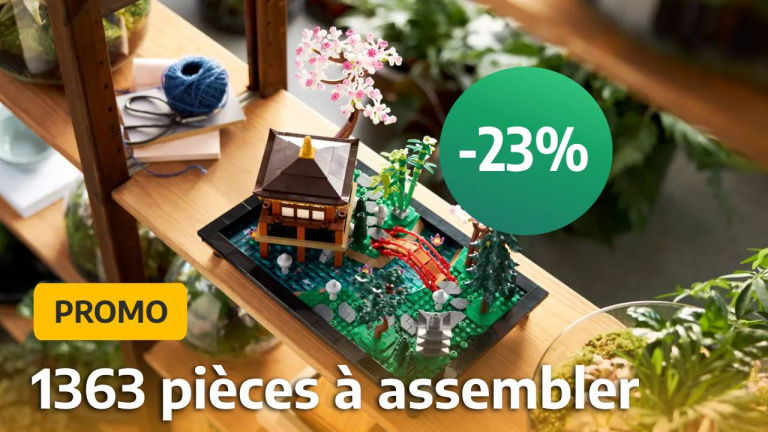 Le LEGO Jardin Paisible est affiché à -23% sur Amazon