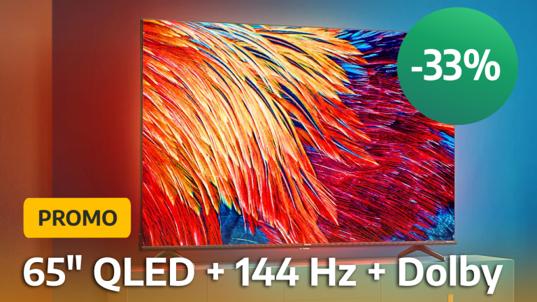 Cette TV 4K QLED de 65 pouces avec Dolby Vision Atmos et une fréquence de 144 Hz est à moins de 600 € !
