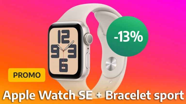 L’Apple Watch SE, la montre connectée la moins chère d’Apple est à -13% avant les French Days