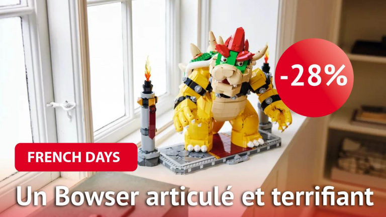 Promo LEGO : les French Days font baisser le prix du set Bowser, celui qui est rare et complexe ! 