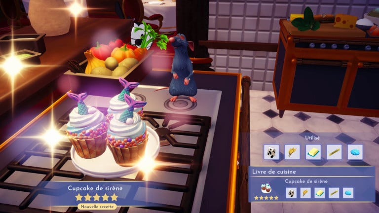 Cupcake Disney Dreamlight Valley : Comment préparer les nouvelles recettes de desserts ?
