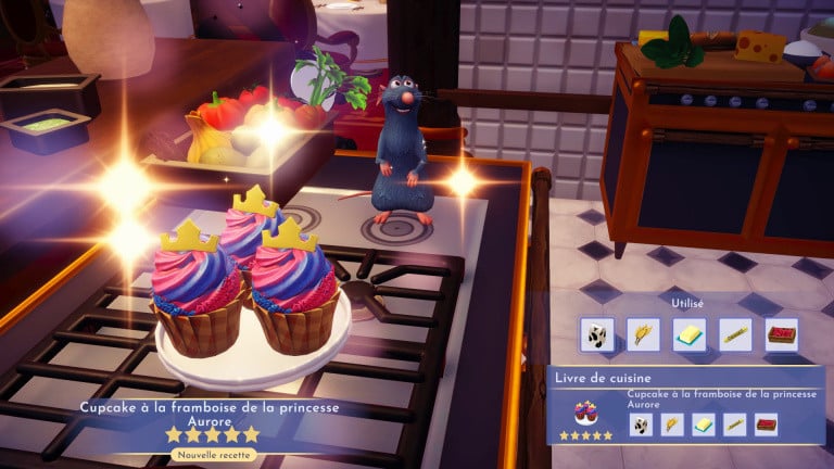 Cupcake Disney Dreamlight Valley : Comment préparer les nouvelles recettes de desserts ?