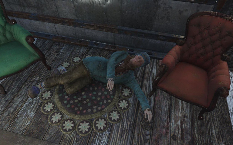 Mama Murphy Fallout 4: How to build your chair and save it? 