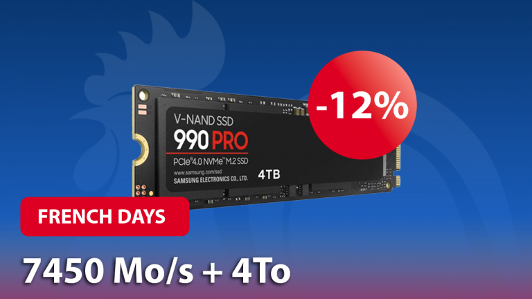 French Days : le SSD 990 Pro 4To s'affiche en promo ! 