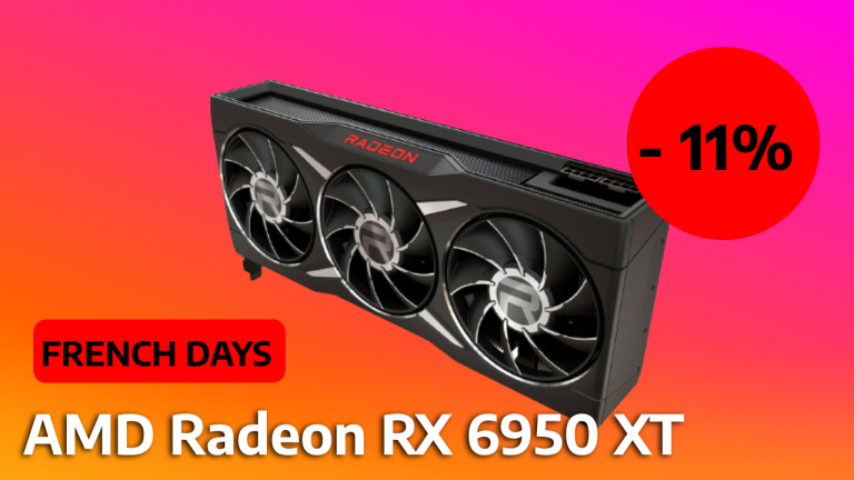 La carte graphique Radeon RX 6950 XT est en promo avec les French Days 
