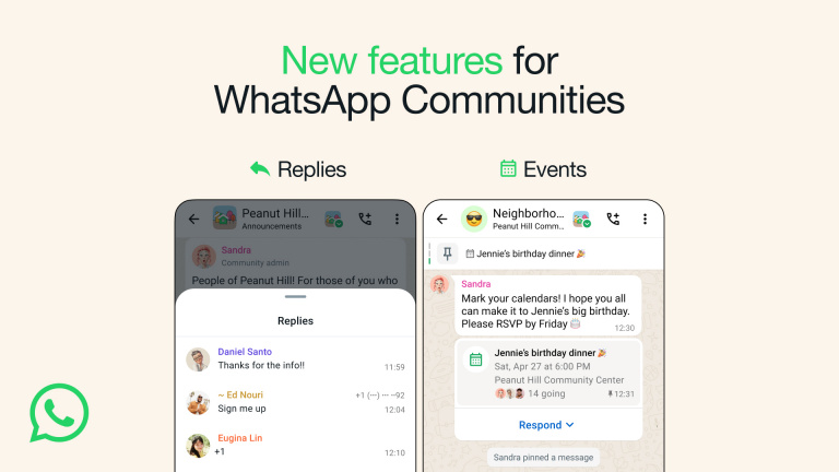 Si vous êtes inscrit dans un club de sport ou de loisir et que vous utilisez WhatsApp pour communiquer, les nouvelles fonctionnalités ajoutées à l’application promettent de tout simplifier