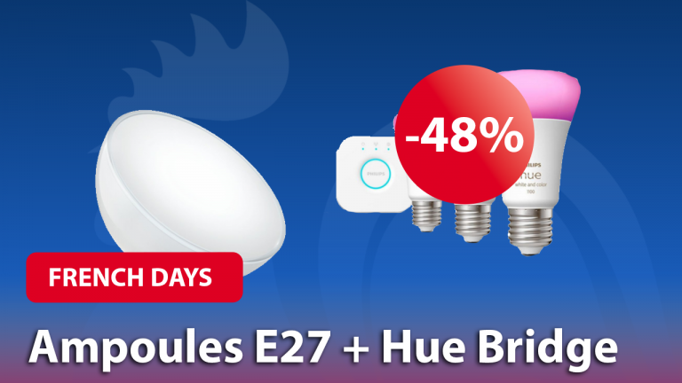 French Days : le Pack Philips Hue avec lampes connectées est à -48% chez Rue du Commerce