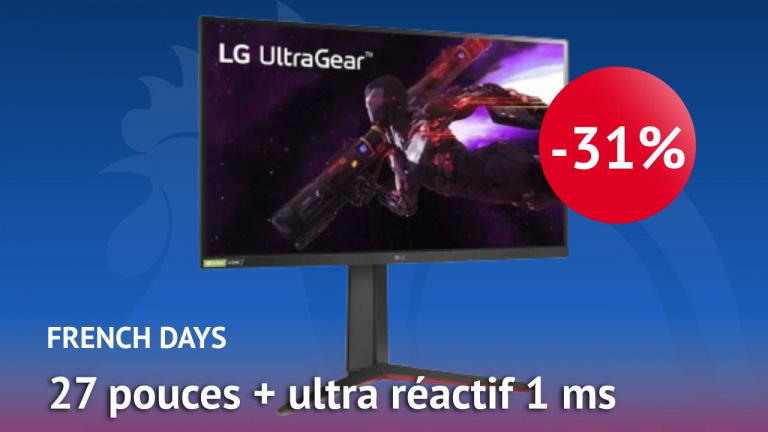 French Days : l'écran PC LG Ultra Gear 27 pouces QHD est en promo à -31% 