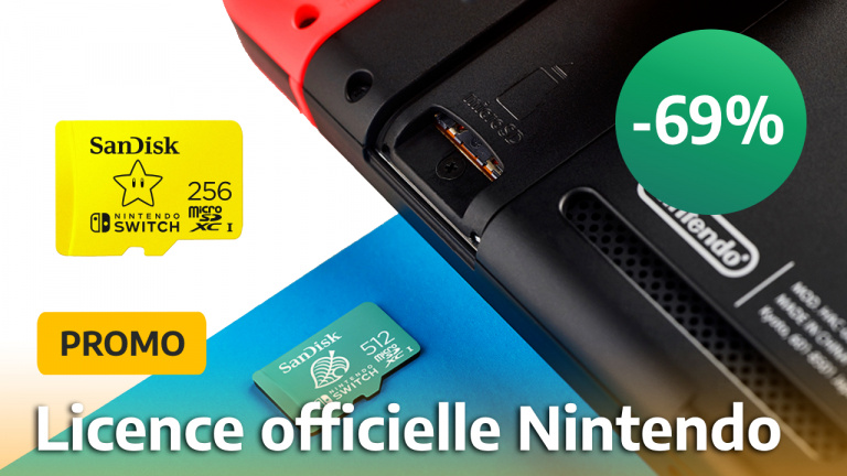 Promo Nintendo Switch : toujours aussi indispensable, la carte MicroSD est à moins de 30€ !