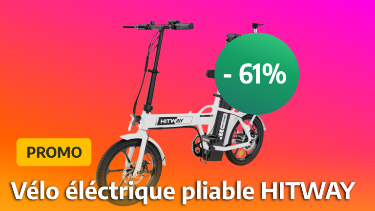 Promo vélo électrique pliable : -61% sur le Hitway
