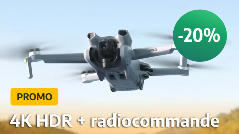 Le drone DJI Mini 3 en pack Fly More avec sa radiocommande est en promotion de -20% !