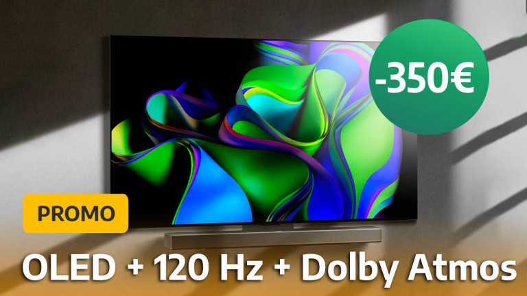 Parmi les meilleures du marché, la TV LG OLED C3 de 65 pouces perd 21% sur son prix