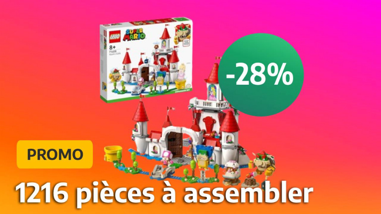 Promo LEGO : le château Peach de l’univers Super Mario s’affiche désormais à -28% et cartonne auprès des fans de Nintendo