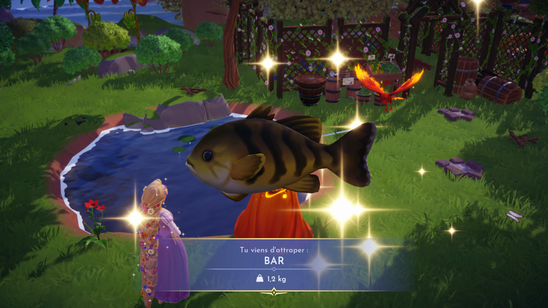 Bar et légumes poêlés Disney Dreamlight Valley : comment préparer cette