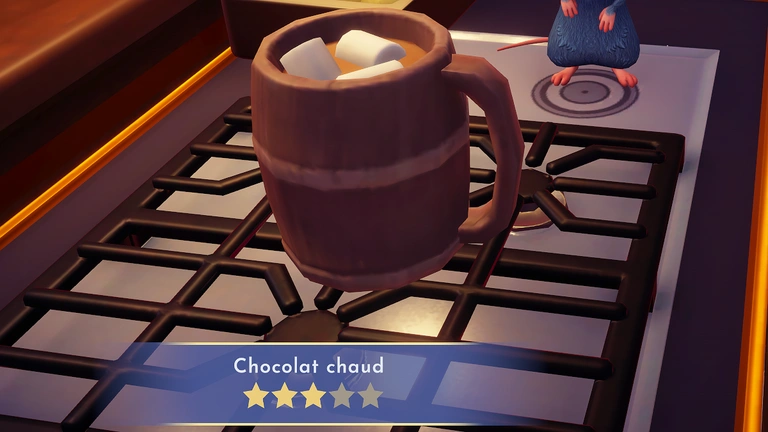 Chocolat chaud Disney Dreamlight Valley : comment préparer cette recette 3 étoiles ?