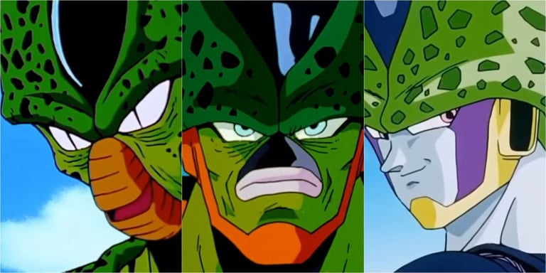 Voici la 4ème transformation de Cell dans Dragon Ball Z dessinée par Akira Toriyama et on ne l'a jamais vue dans de le dessin animé DBZ Voici la 4ème transformation de Cell dans Dragon Ball Z dessinée par Akira Toriyama et on ne l'a jamais vue dans de le dessin animé DBZ